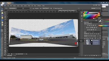 Combining Images into panorama view using Adobe Bridge and Photoshop
