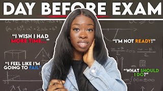 DAY BEFORE GCSE / A LEVEL EXAM | What should I do? | LAST MIN Study Tips & EFFECTIVE CRAMMING