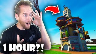 1 Pro vs 3 Fortnite Builders with ONLY 1 Hour to Build!