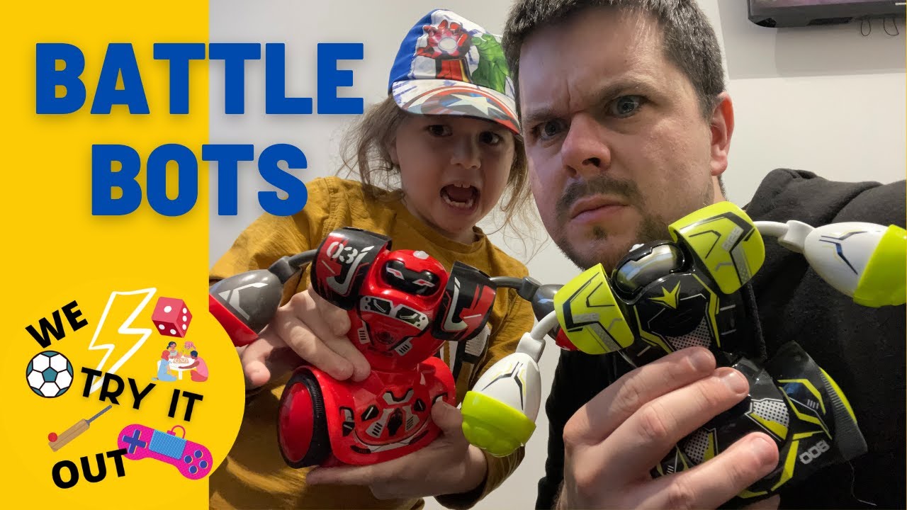 We Try Out...BATTLE BOT/ KOMBAT ROBOTS CHALLENGE - First ever video!