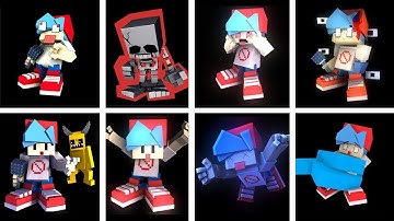 The Best Game Over Screen in FNF (Minecraft Animation)