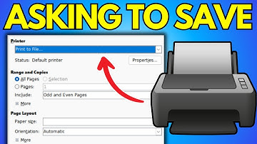 How To Fix Printer Asking For Save Instead of Print in Windows 10/11