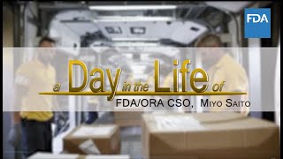 A Day in the Life of FDA/ORA Consumer Safety Officer, Miyo Saito