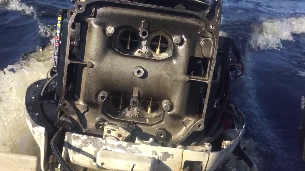 1988 Johnson 88 SPL carb/intake issue - YouTube