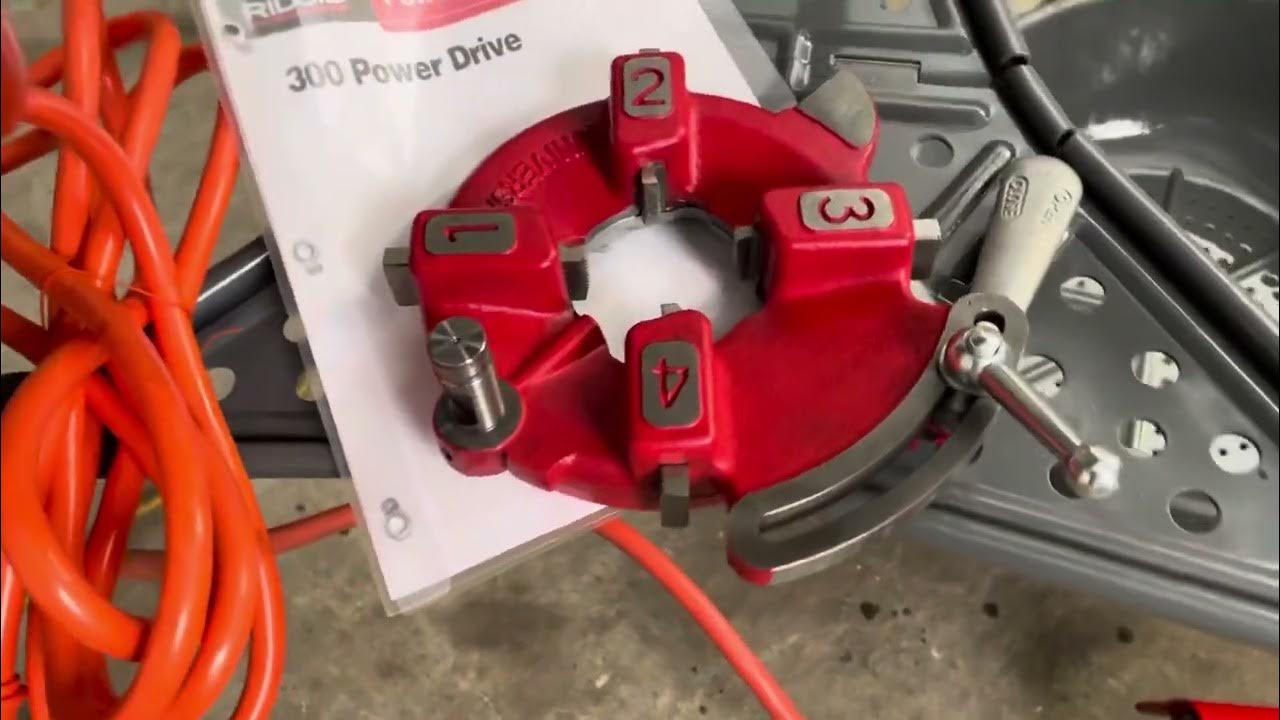 Ridgid 300 Pipe Threading Machine R311 YouTube