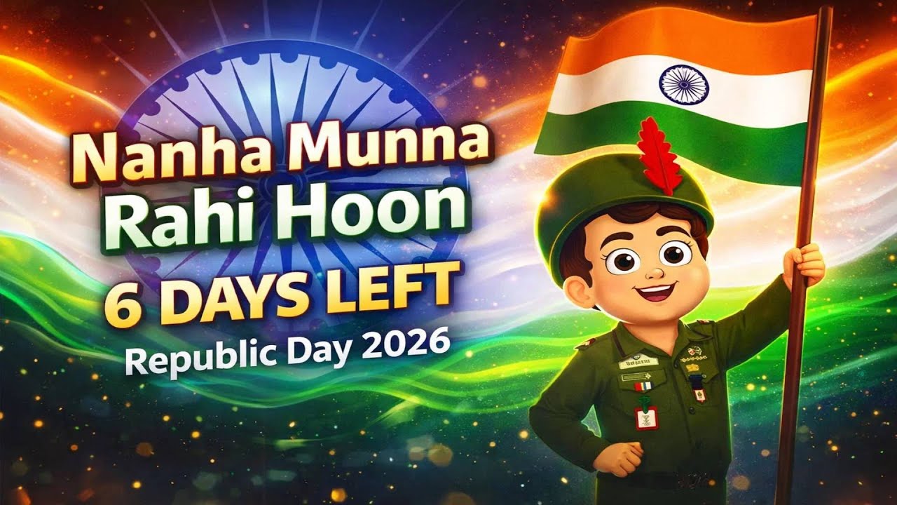 Nanha Munna Rahi Hoon | 24 Min NonStop | 6 Days Left | Republic Day 2026 Special | Patriotic Song
