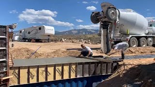 How WE Buried Our Shipping Container:Concrete Retention Wall & Slab