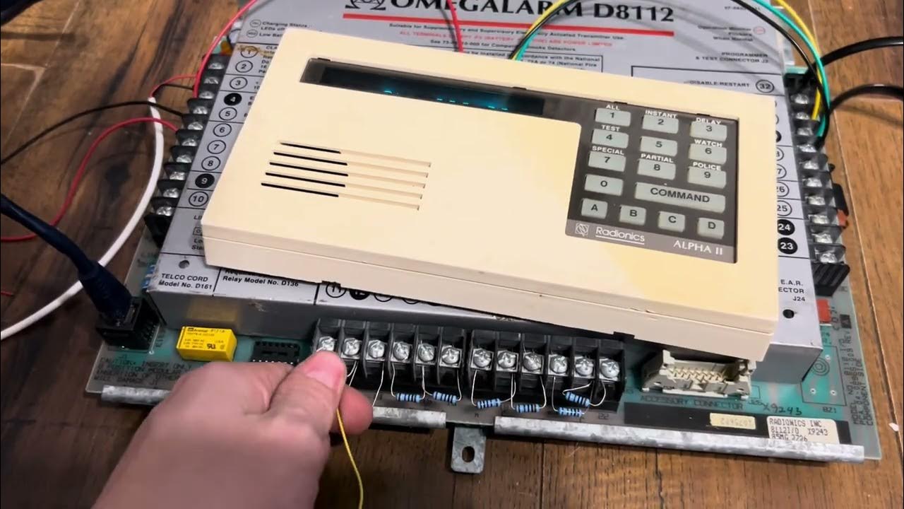 Radionics D8112 (G2) Security System Demo! YouTube