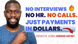 No Interview Needed - These Platforms Pay You in USD | Remote Jobs Hiring Now