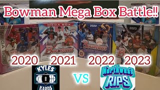 🥊Bowman Mega Box Battle @NorthwestRips🥊Who wins!? What year produces the hits!? by Kyle's Kards 63 views 4 months ago 12 minutes, 25 seconds
