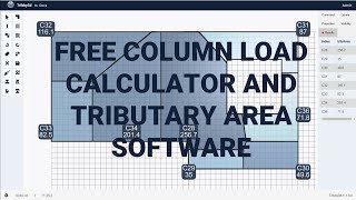 Free Column Load Calculator | Tributary Area Software | Tribby3d screenshot 4
