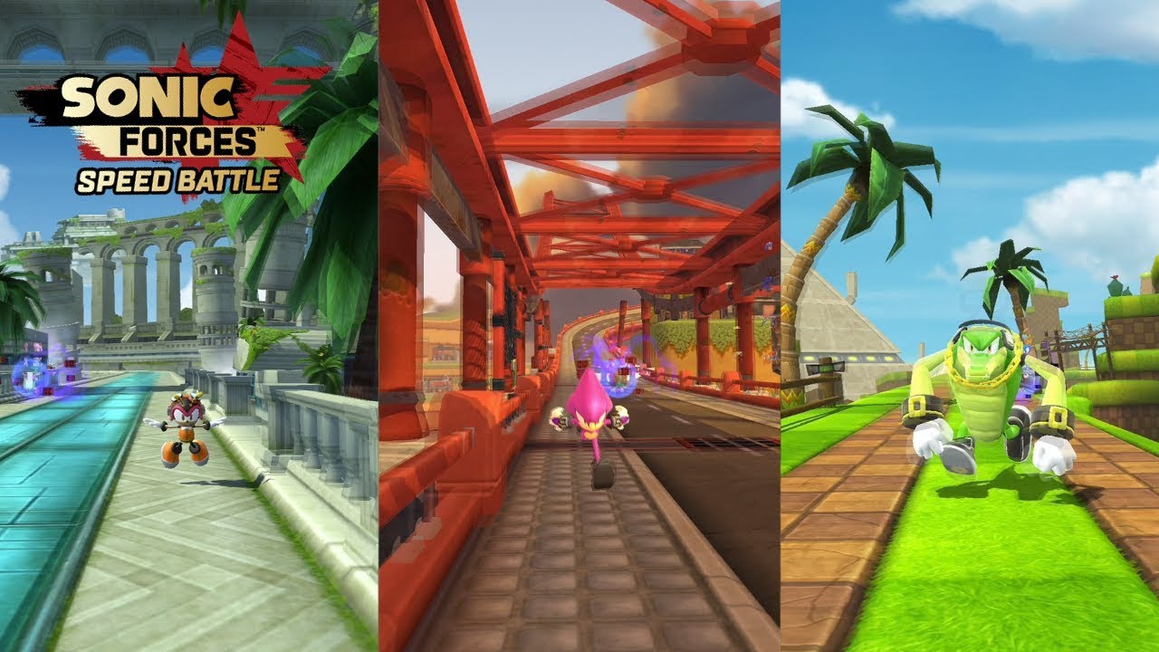 Sonic Forces: Speed Battle (iOS) - Espio, Charmy, & Vector Gameplay