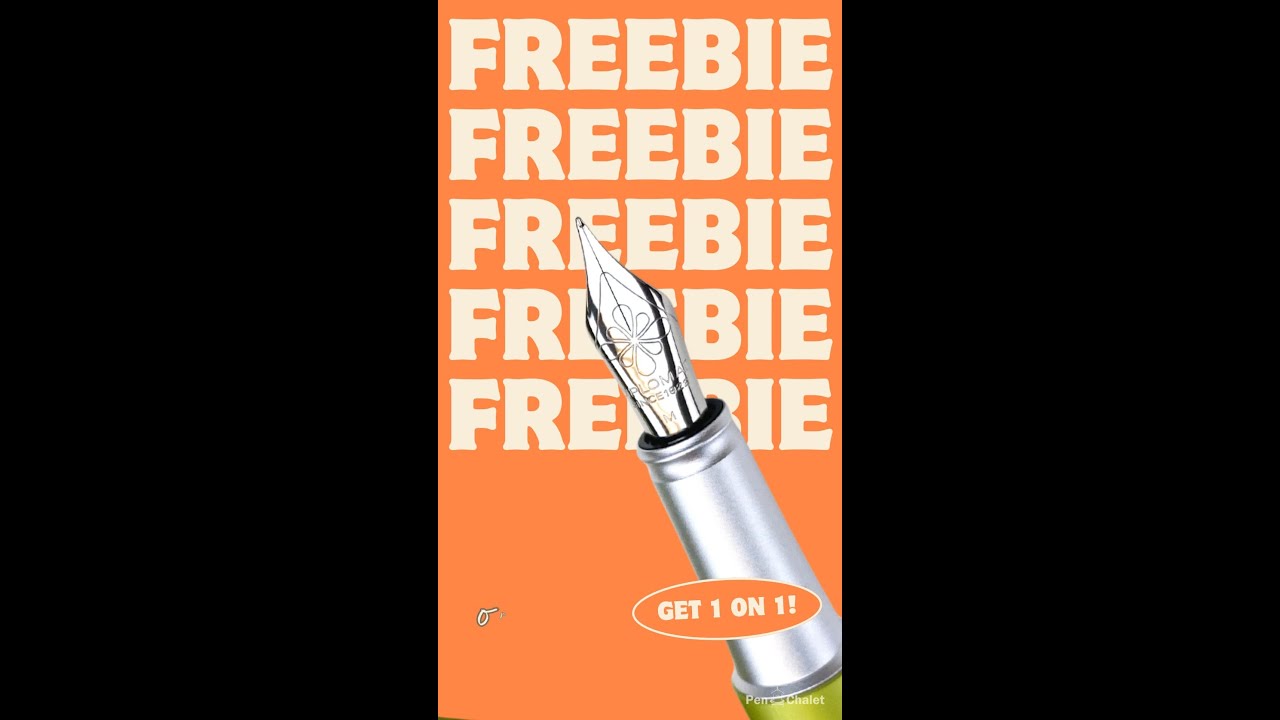 Buy 1 Get 1 Free! July Fountain Pen Freebies Drop