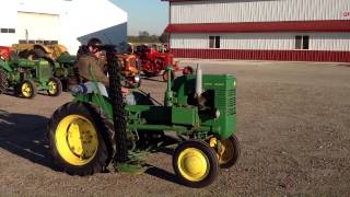 John Deere La Tractor With Sickle Mower Up For Auction