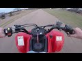 Honda TRX 400ex Top Speed Test! (70mph?)