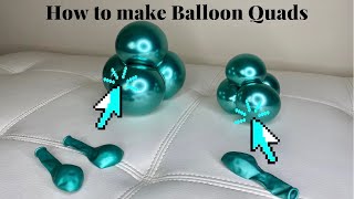 How to make Balloon Quads/One Balloon becomes Balloon Quad/Balloon Clusters Profile
