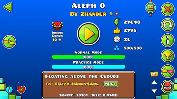 Geometry Dash - Aleph 0 by Zhander 100% (Insane Demon)