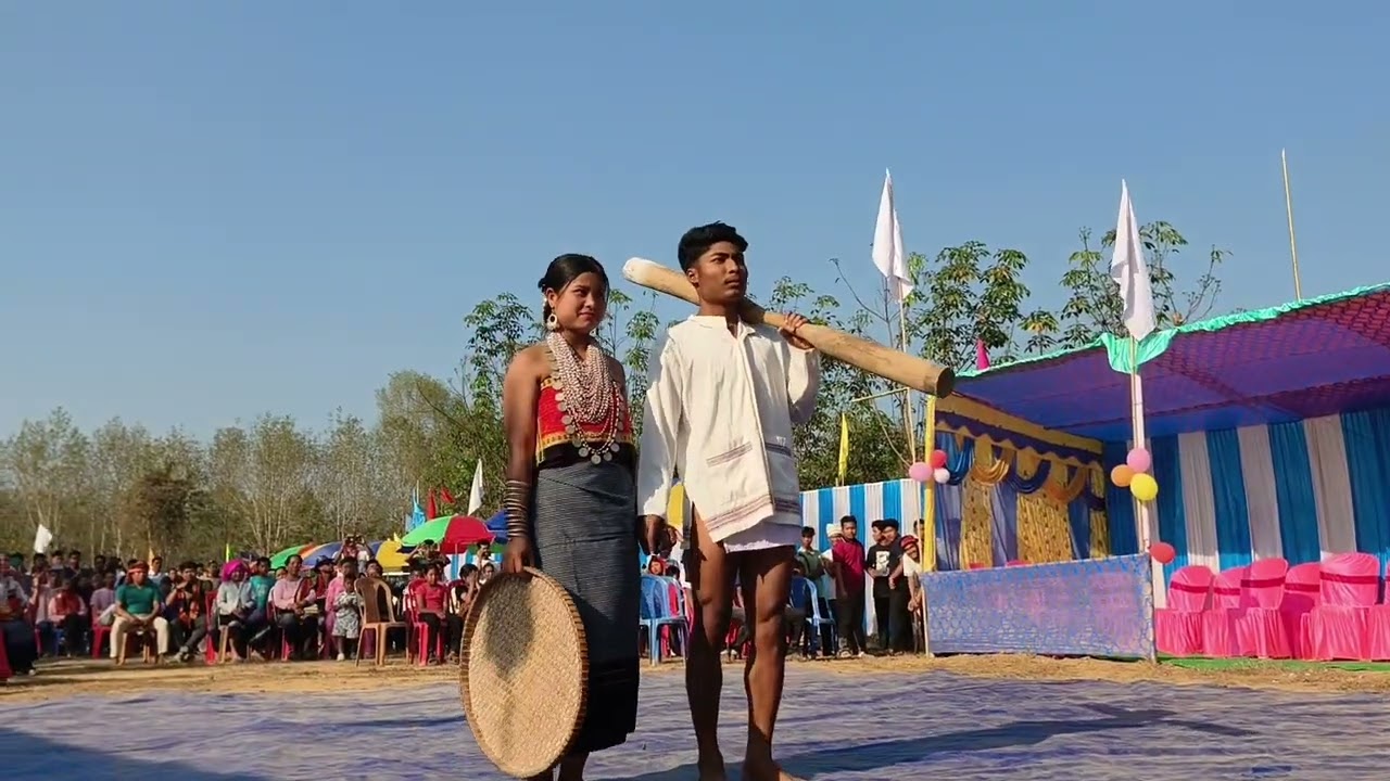 Foundation stone laying ceremony of UCHOI ATAIBANG Community Hall  at Debatoisa, Karbook