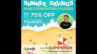 Nuke Compositing online course with VFX Sup Hugo Guerra | 75% OFF with Code: SUMMER26