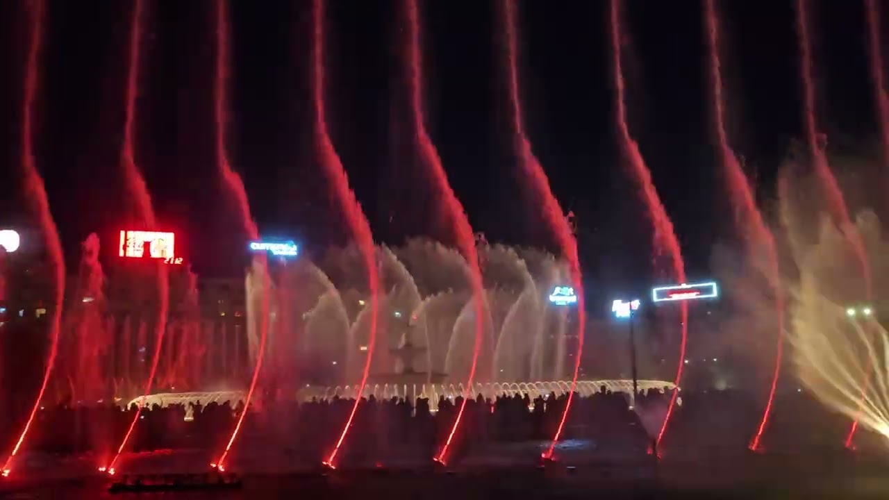 The last fountain show from Bucharest 2025