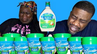 TRYING THE WALMART VIRAL HIDDEN VALLEY  RANCH  ICE CREAM