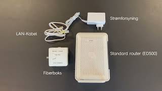 Opsætning af Standard router (ED500)