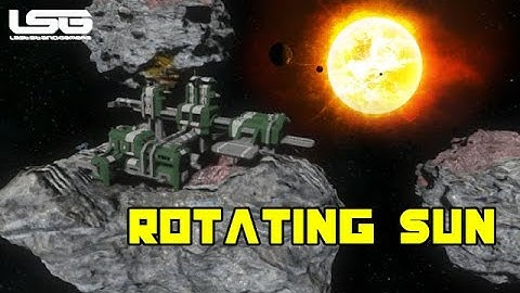 Space Engineers - Rotating Sun & Station Wreckage