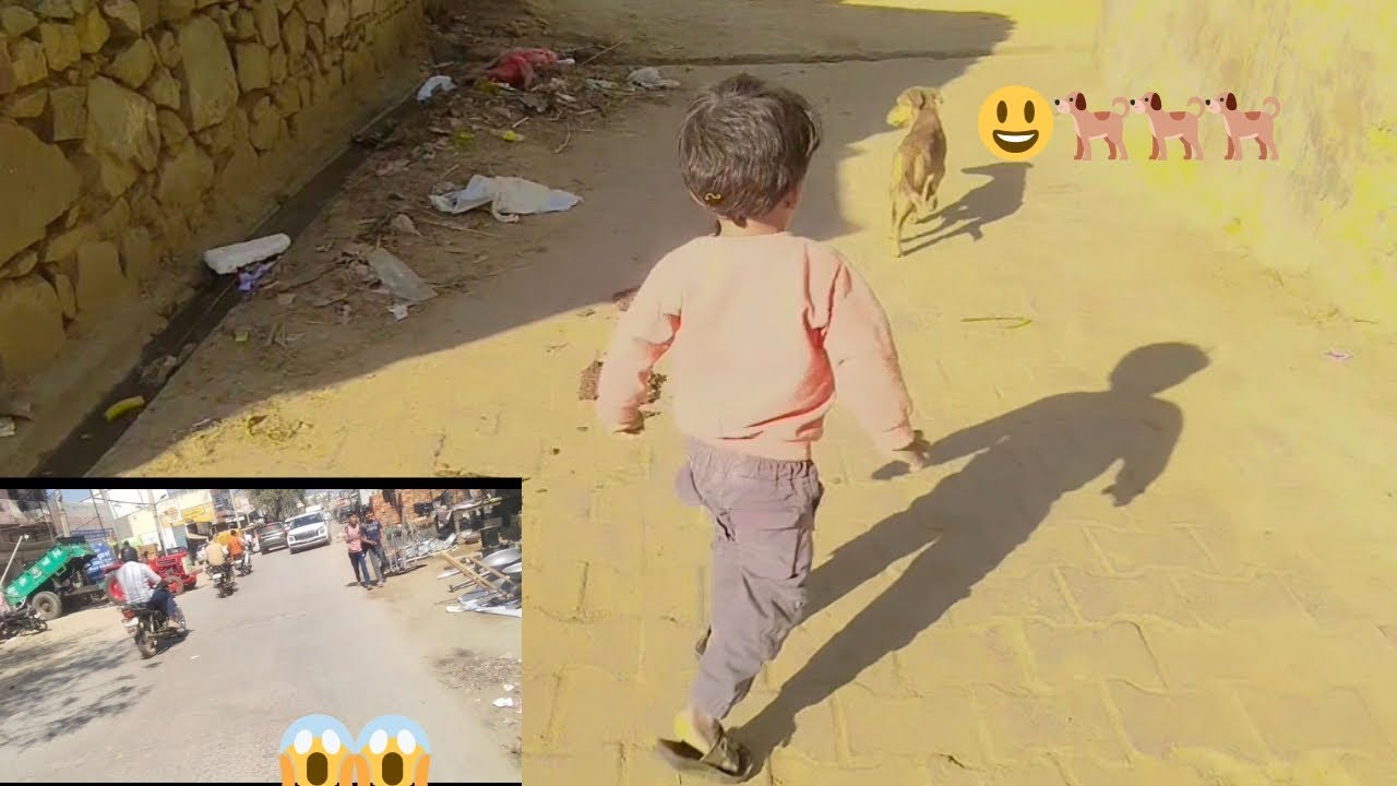 Dog 🐶🐕😃 and bhatija #vlog #youtube #india #video #faaaaaa