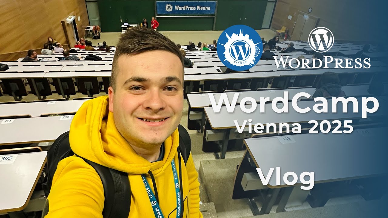 WordCamp Vienna 2025 Experience – WordPress Conference & Journey Vlog