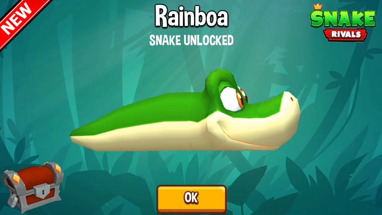 Snake Rivals : Rainboa Snake Unlocked! - YouTube