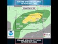 8AM DAY 1 UPDATED SEVERE WEATHER OUTLOOK. 2 inch hail and marginal threat of strong tornadoes today!