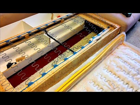 Ремонт деревянного основания сиденья дивана - YouTube