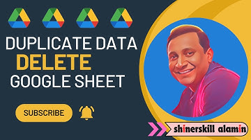 How to remove duplicate data in google sheet bangla tutorial 2024