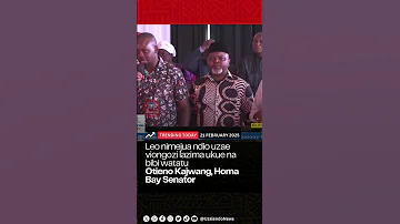Leo Nimejua Ndio Uzae Viongozi Lazima Ukue Na Bibi Watatu Kajwang S Light Moment 