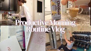 VLOG-Productive Morning Routine
