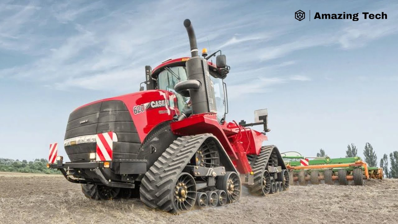 Тракторный мир. Гусеничный трактор Case IH Quadtrac 620. Трактор Биг БАД 950. Самый мощный трактор кейс. Самый большой трактор.