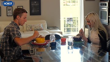 HOBOT-298 Window Cleaning Robot with Ultrasonic Water Spray (Short video 54 sec)