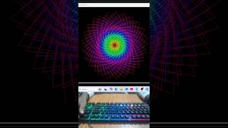 Amazing python graphics design | Python turtle | Python shorts @cybermentor33-A5  #pythonturtle