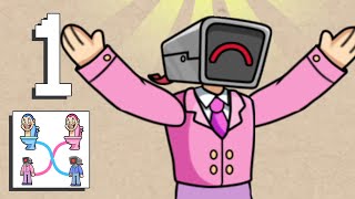 Draw to toilet: Skibidi Toilet - Gameplay Walkthrough [Android, iOS Game] screenshot 1