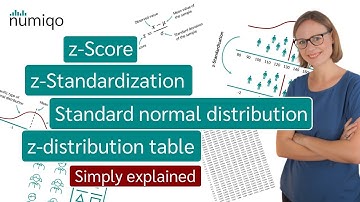z-Score, z-Standardization, Standard Normal Distribution, z-Distribution Table - Simply explained