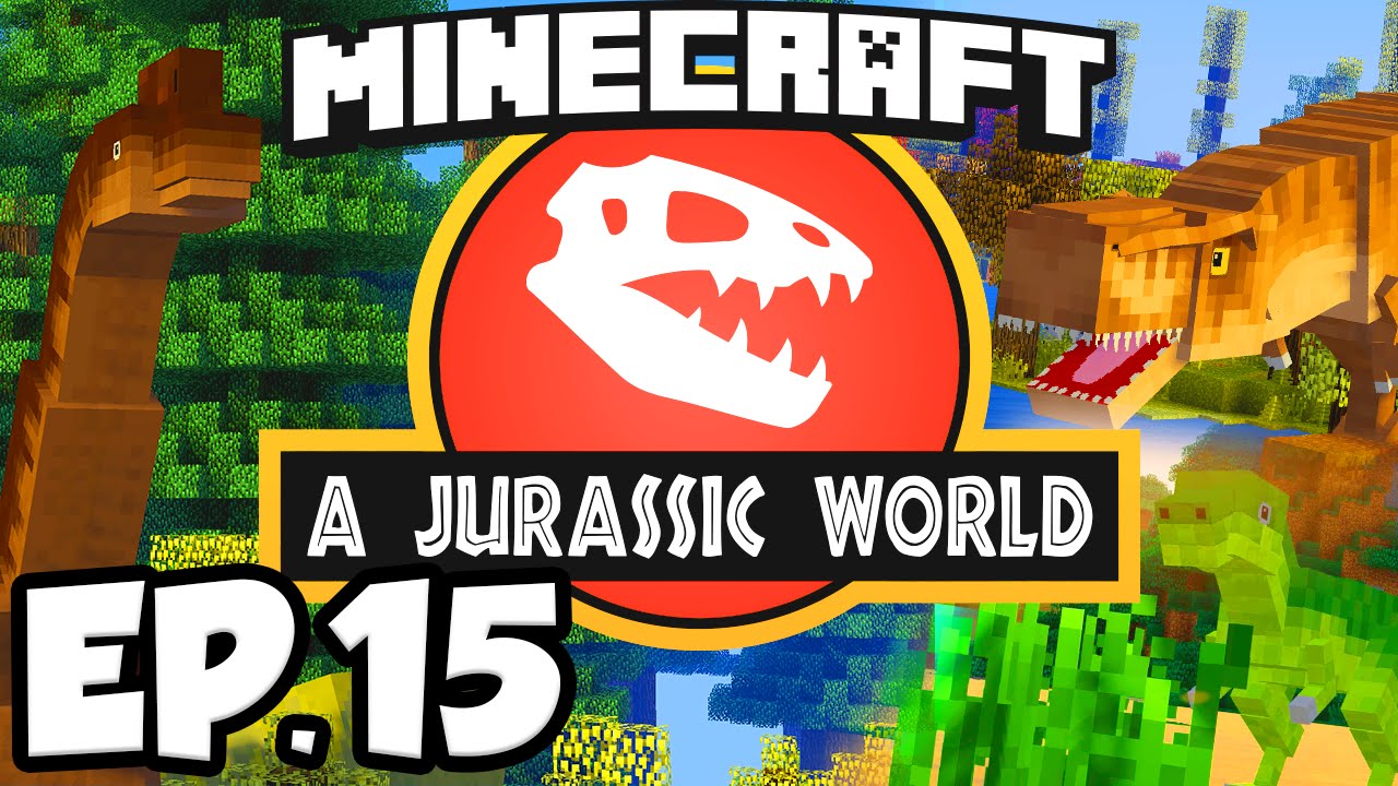 Jurassic World: Minecraft Modded Survival Ep.15 - A BIT OF 