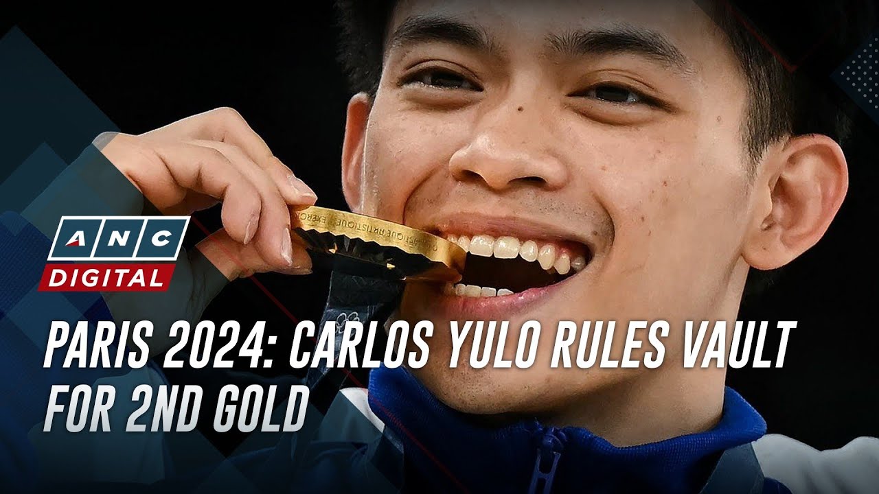Paris 2024: Carlos Yulo rules vault for 2nd gold | ANC - YouTube