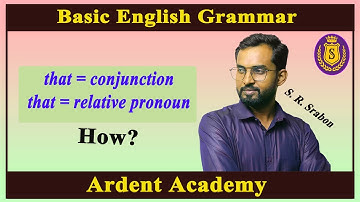 That (Conjunction Vs Relative Pronoun)