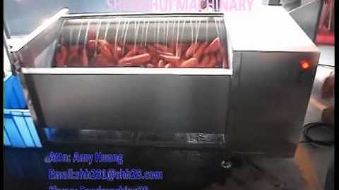 Máy rửa cà rốt khoai môn QX 608, máy rửa khoai lang củ cải, máy rửa khoai môn