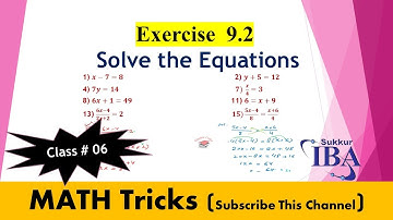 PST JEST 2021|Linear equation,Ex9.2|Math 6 SINDH TEXT|PST JEST TEST PREPARATION STS IBA SUKKUR SINDH