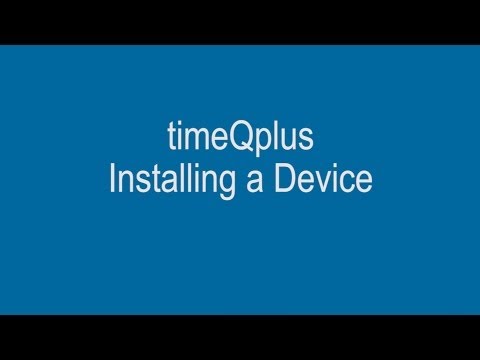 timeQplus FaceVerify: How to Install the Terminal