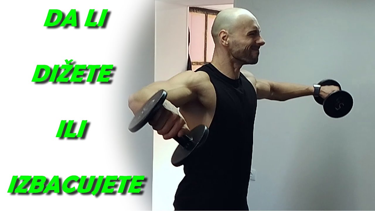 Kako i sa kojom kilazom raditi LATERALNO DIZANJE (stojece letenje)