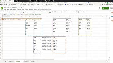 Google Sheets : Use query function to group/sum across multiple ranges