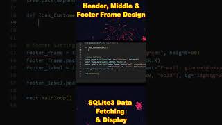 Tkinter + SQLite3 = Business Data Viewer #python