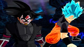 BLACK GOKU XENO VS TODOS LOS GOKU DE DIFERENTES LINEAS TEMPORALES